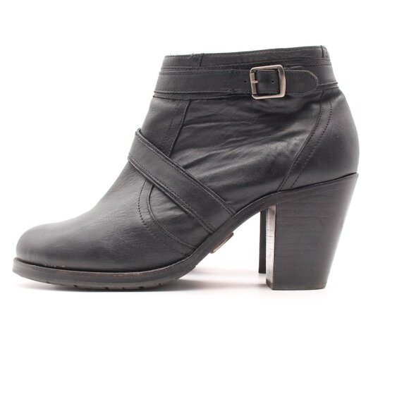 Ariat Two24 Ready To Go Women's Size 10 B Ankle Boots Black Leather - Picture 4 of 9